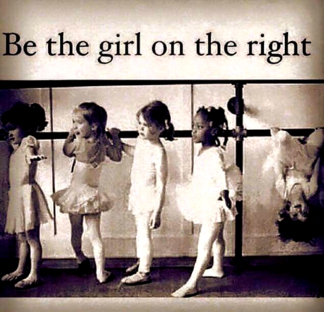 BE THEGIRL ON THE RIGHT copy